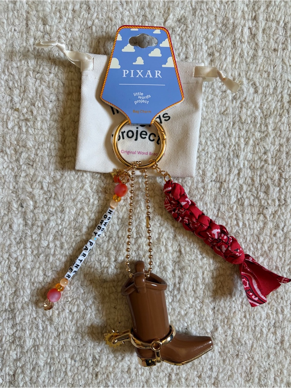 Little Words Project Disney Pixar Toy Story Jessie bag charm NWT